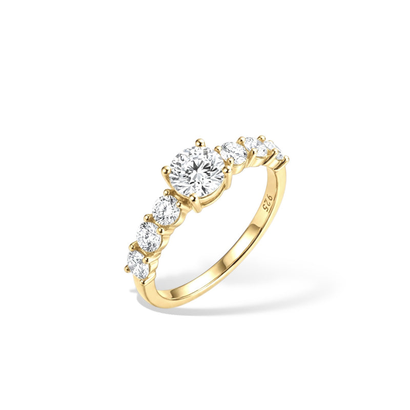 Sublim Halo Ring - White Silver