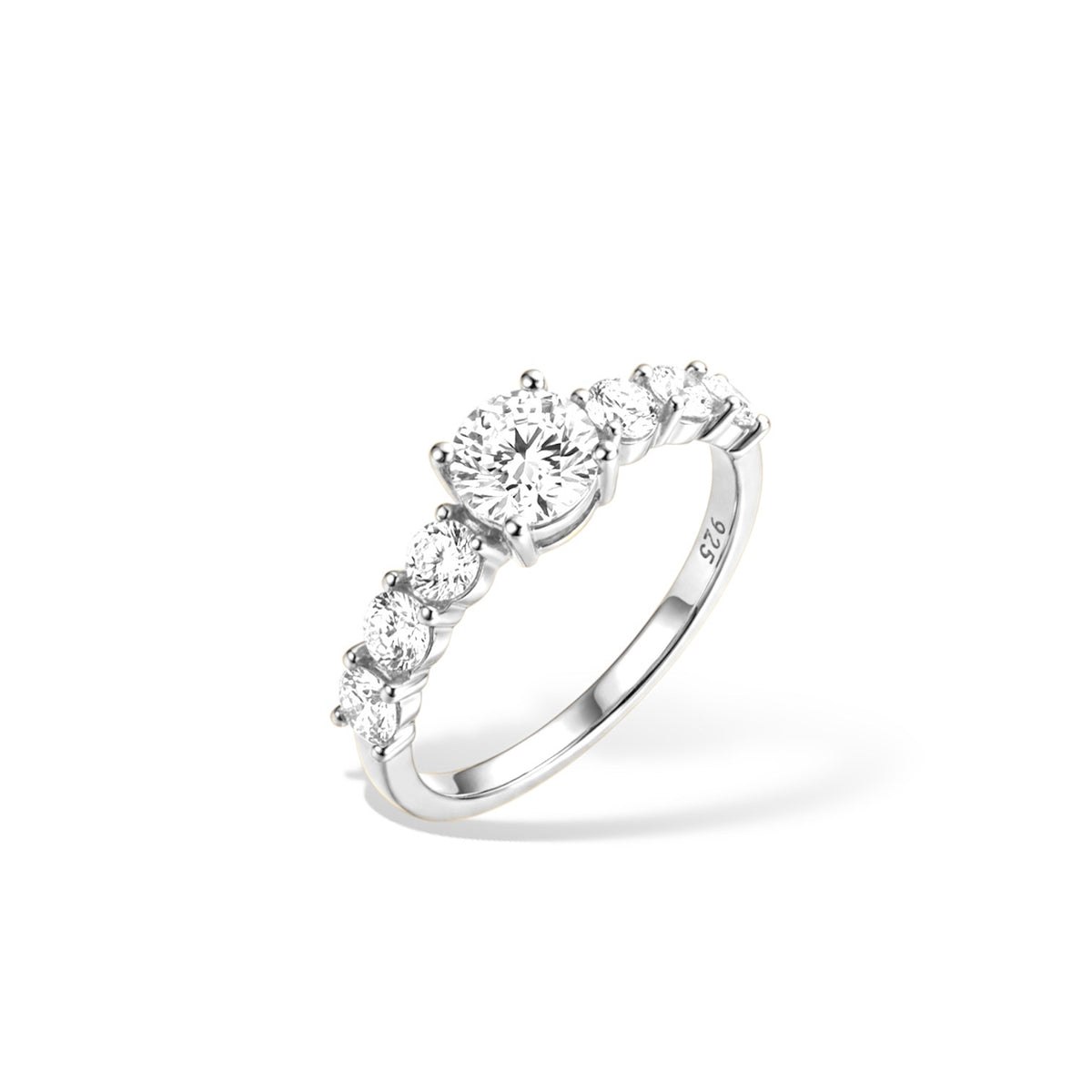 Sublim Halo Ring - White Silver