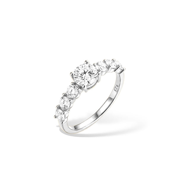 Sublim Halo Ring - White Silver