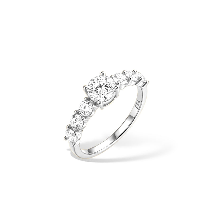 Sublim Halo Ring - White Silver