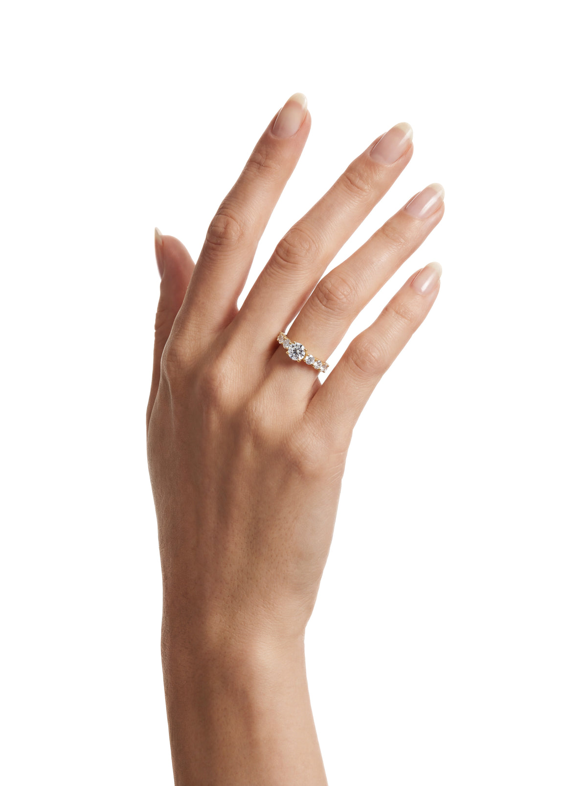 Sublim Halo Ring - White Silver