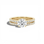Bague Symphonie (Duo) - Argent Blanc