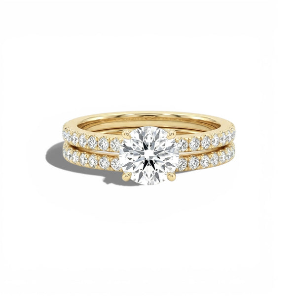 Bague Symphonie (Duo) - Argent Blanc