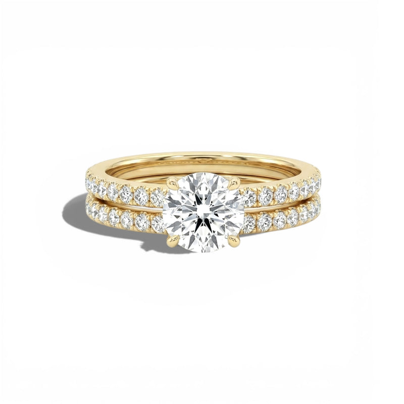 Bague Symphonie (Duo) - Argent Blanc