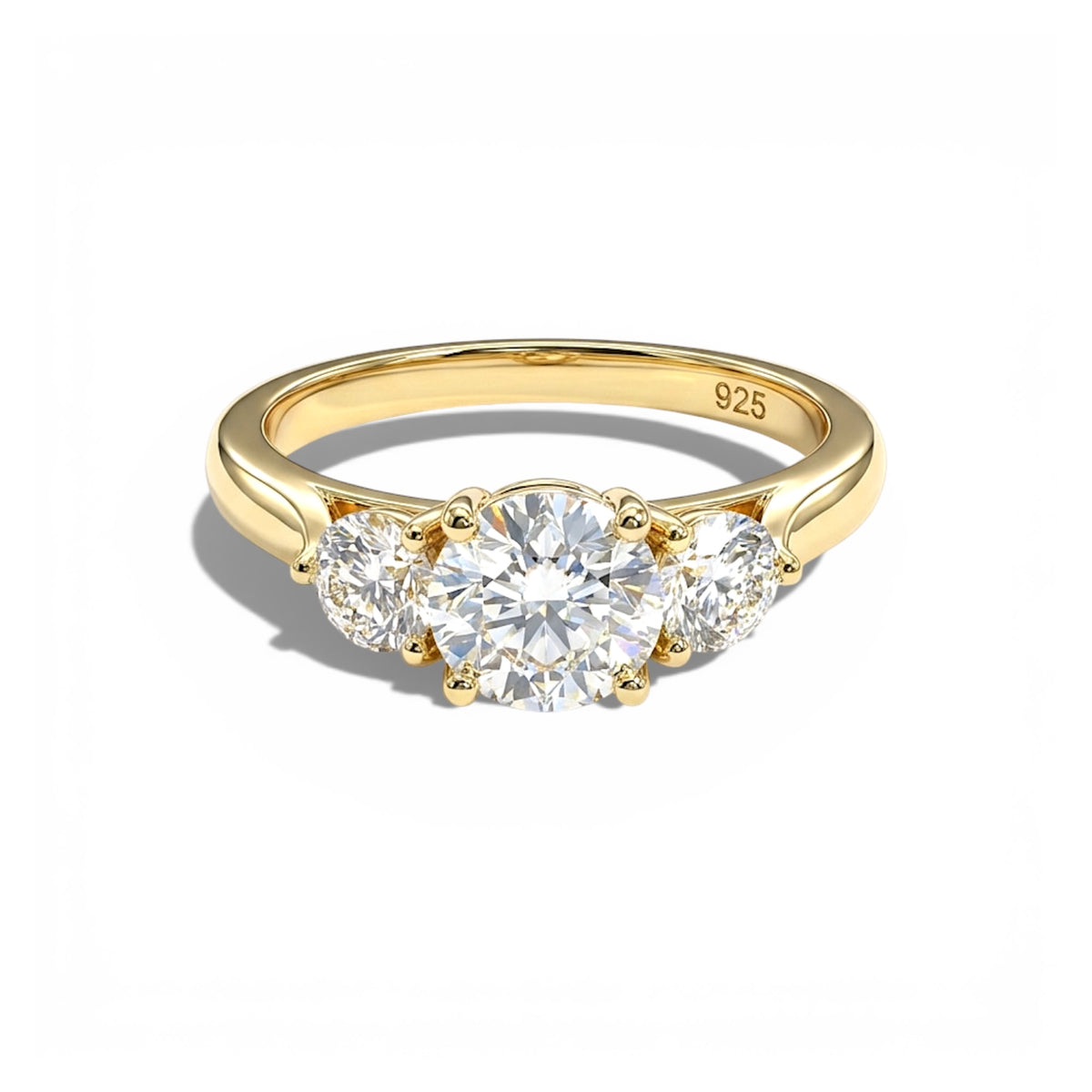 Bague Trinite - Argent Blanc