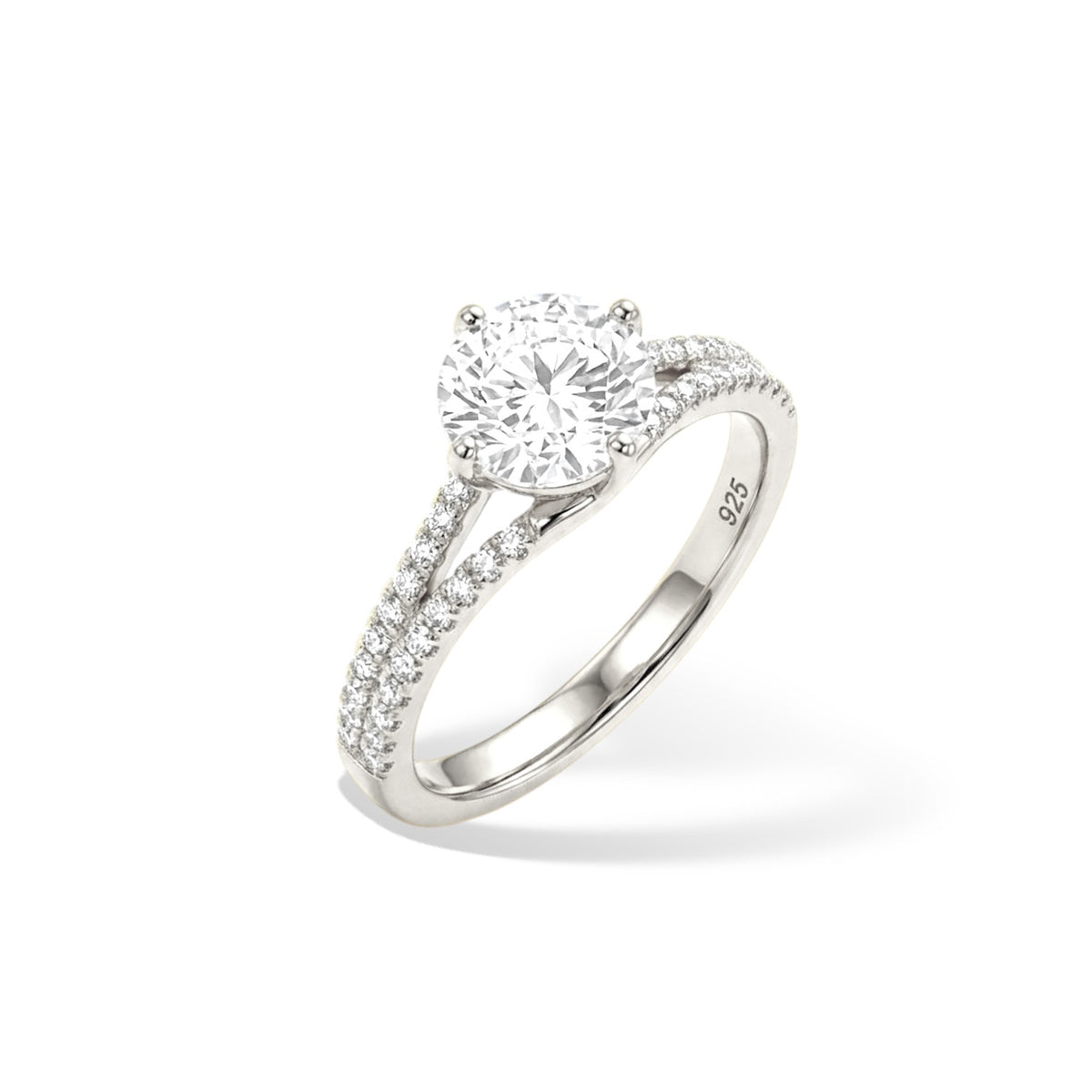 Bague Viviana - Argent Blanc
