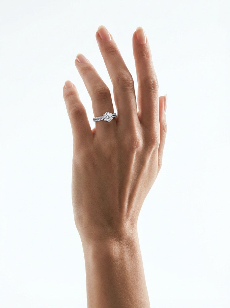 Bague L'Absolue - Argent Blanc