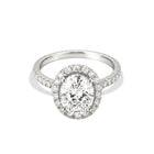 Cinderella Ring - White Silver