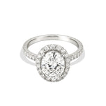 Cinderella Ring - White Silver