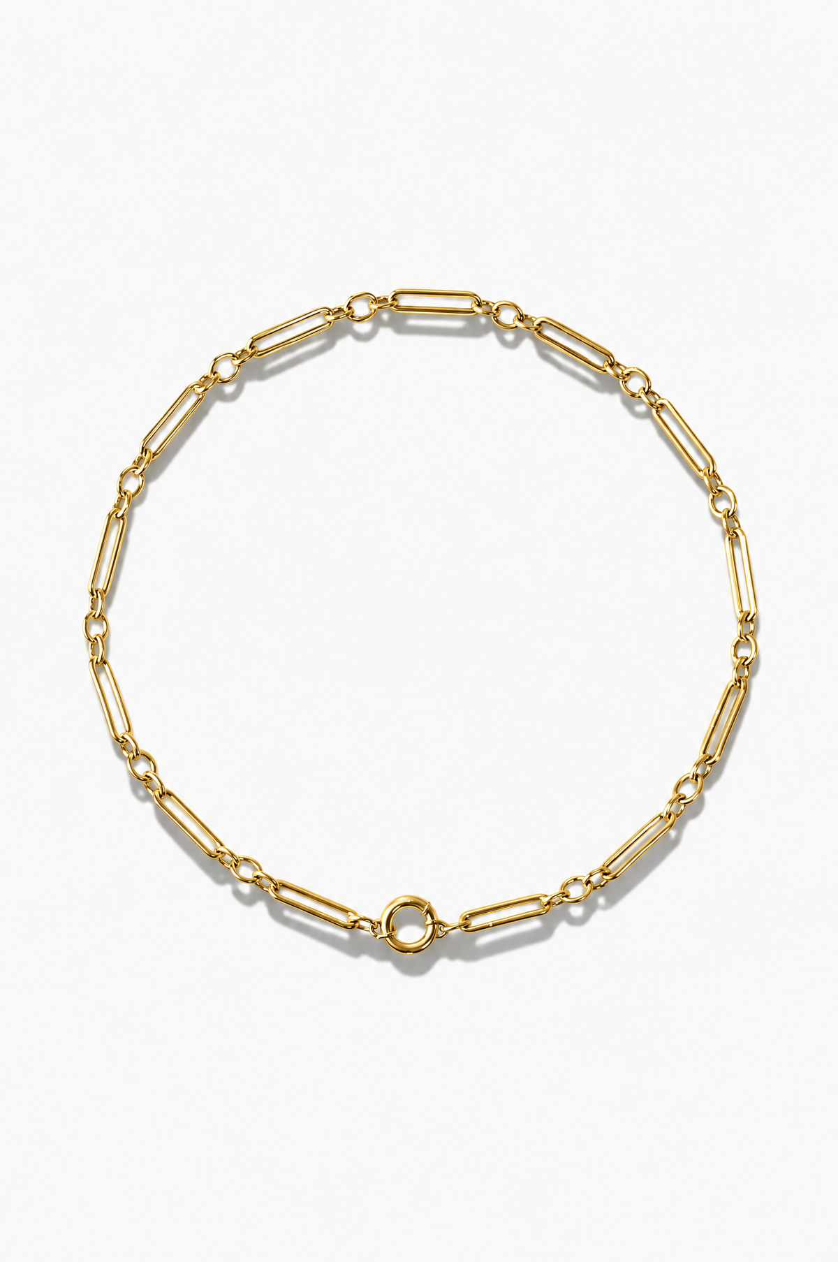Maille Trombone Necklace - Gold-Plated Sterling Silver