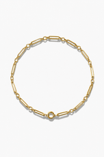 Maille Trombone Necklace - Gold-Plated Sterling Silver