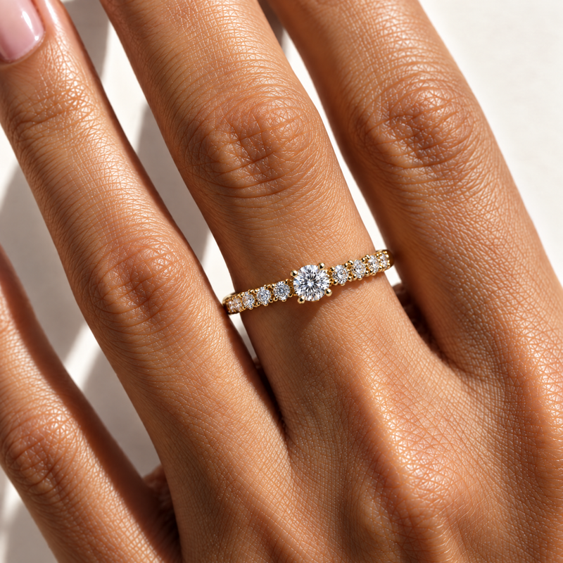 Sublim Halo Ring - Sterling Silver