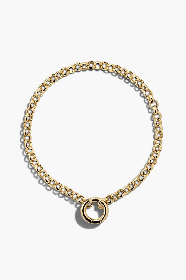 Latché Bracelet - White Gold Plated Silver