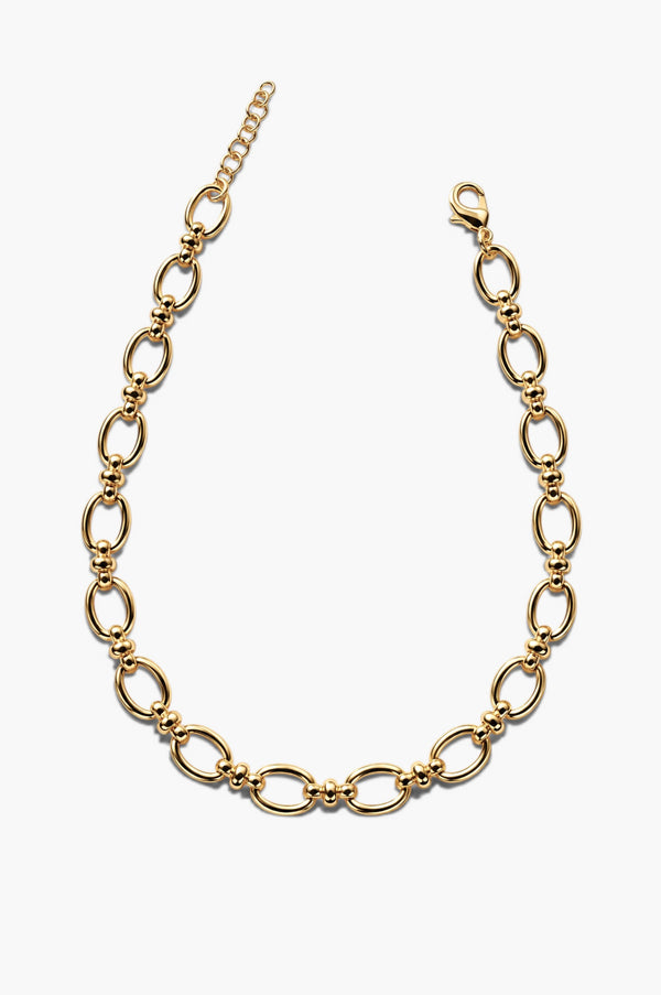 Liaison Necklace - White Gold Plated Silver