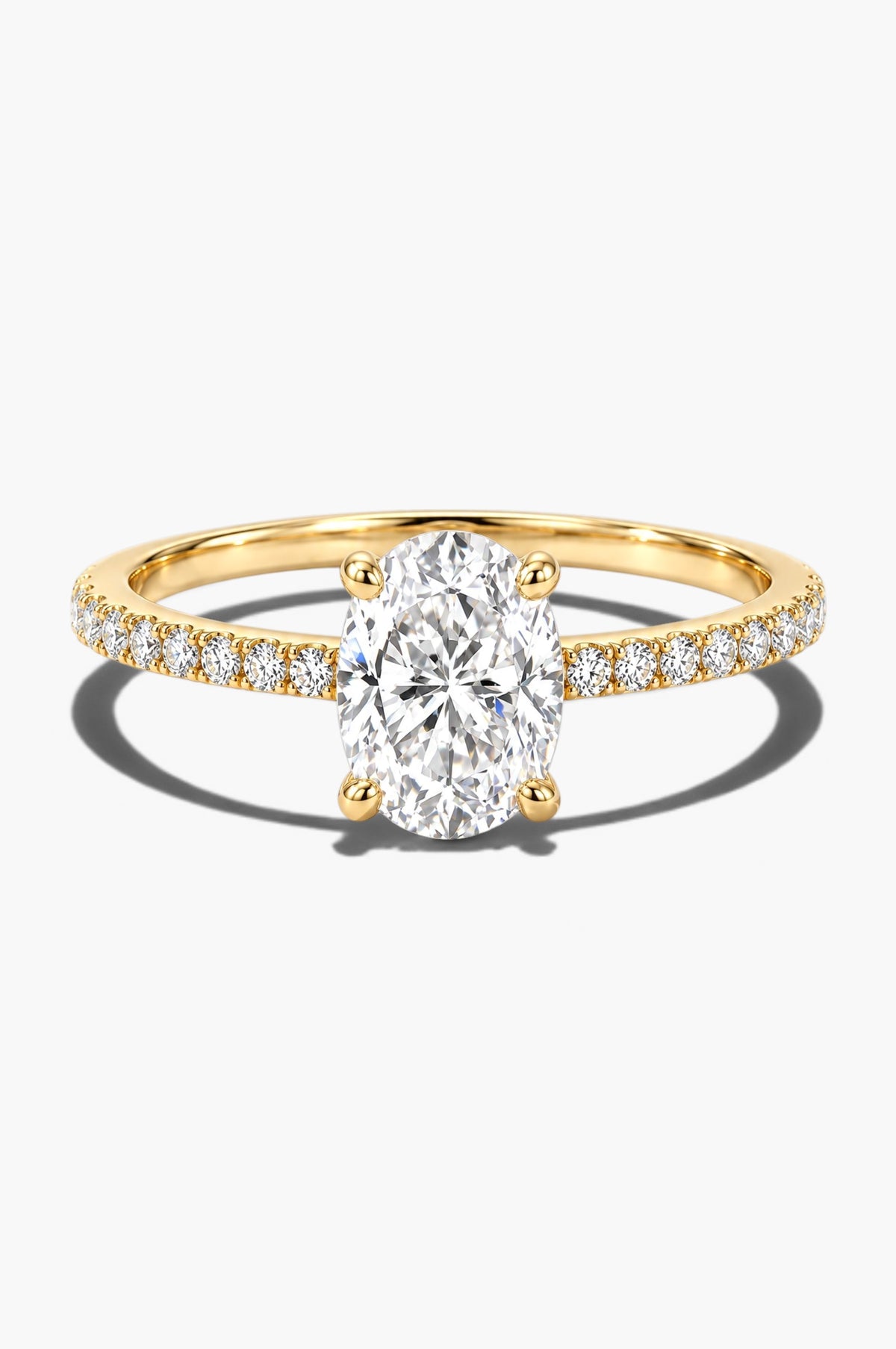 Mini Lucent Oval Ring - Sterling Silver