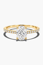 Mini Lucent Oval Ring - Sterling Silver