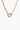 Latched Paperclip Necklace - White Gold Plated Silver