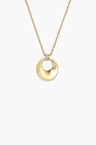 Umbrella Necklace - White Gold Plated Silver