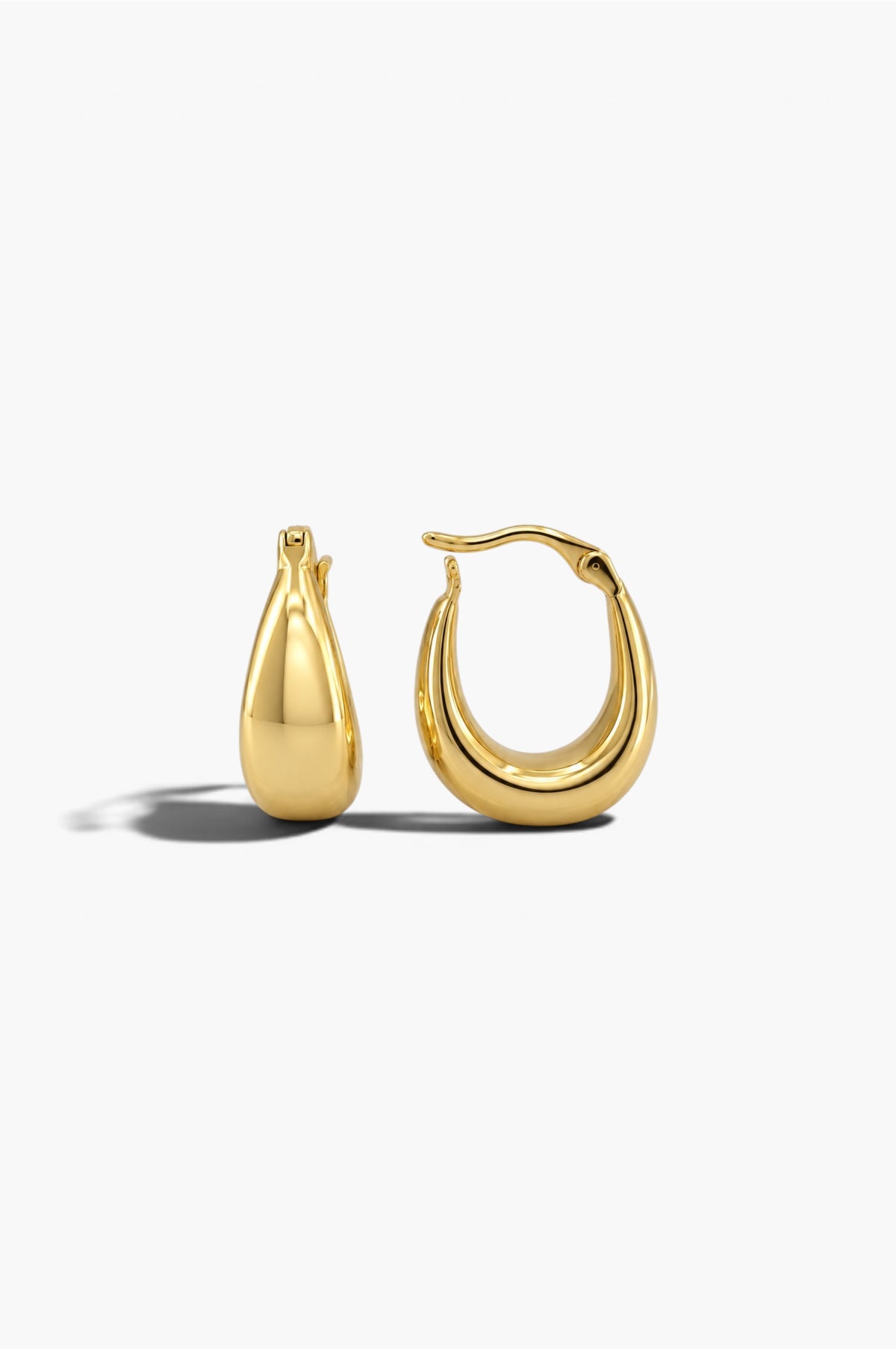 Nova Earrings - White Gold Plated Silver