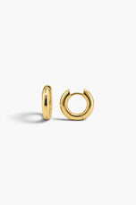 Linéa Earrings - White Gold Plated Silver