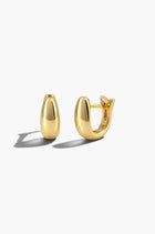 Helios Earrings - White Gold Plated Silver