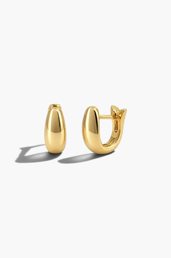 Helios Earrings - White Gold Plated Silver