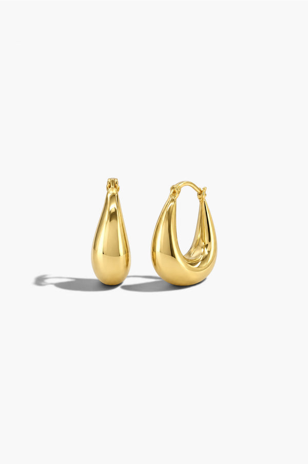 Nova Earrings - White Gold Plated Silver